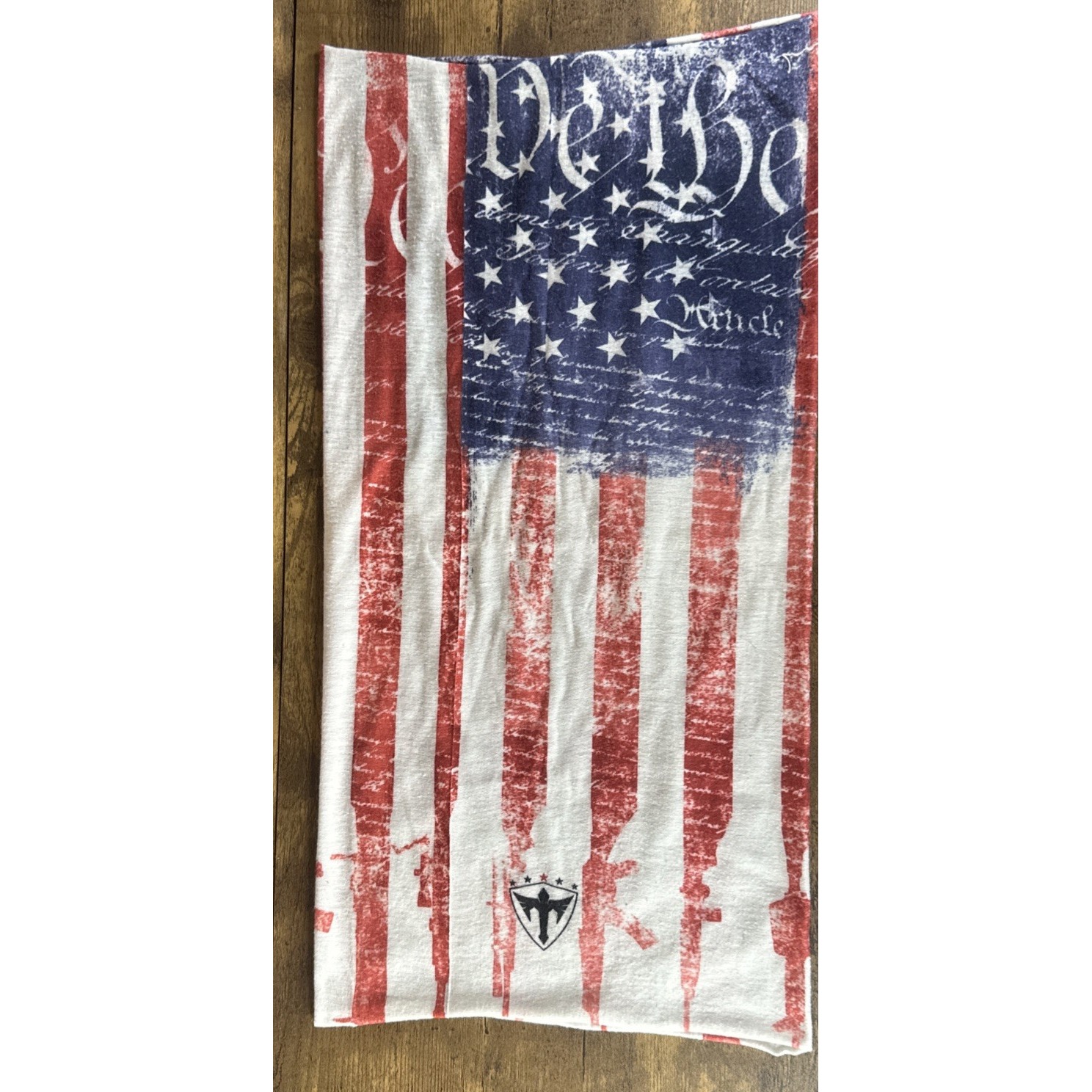 Thermal Fleece Lined Face Mask Neck Gator Fishing We The People American Flag